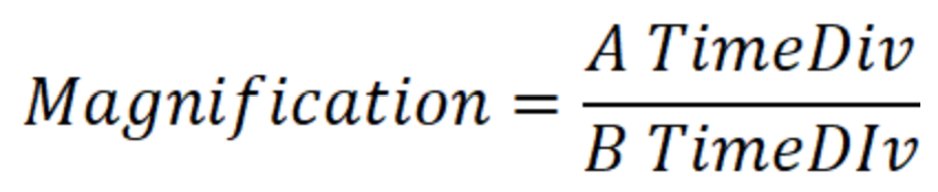 magnification base equation
