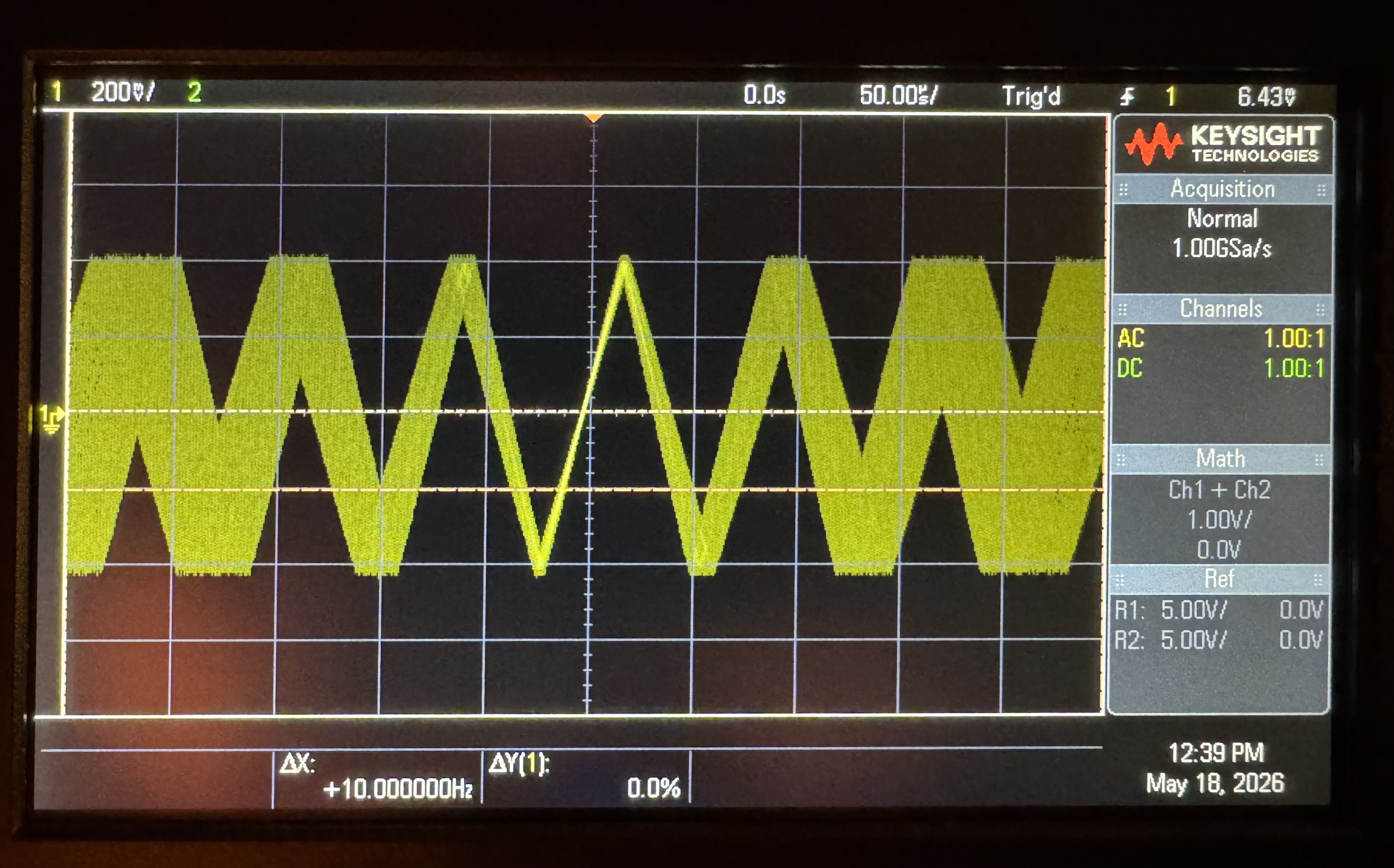 triangle swp function