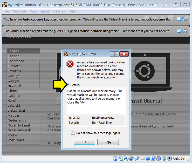 unable_to_allocate_and_lock_memory_error_16
