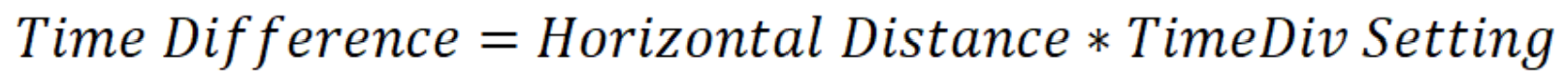 time difference base equation