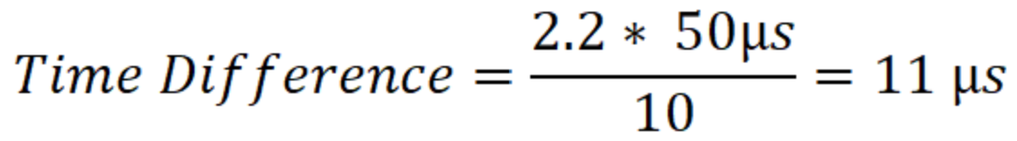 time difference set equation