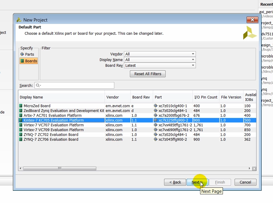 microblaze_click_next_on_boards_75